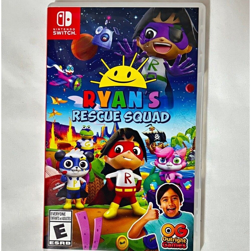 Ryan's Rescue Squad NINTENDO SWITCH Game - Outright Games Action/Adventure E